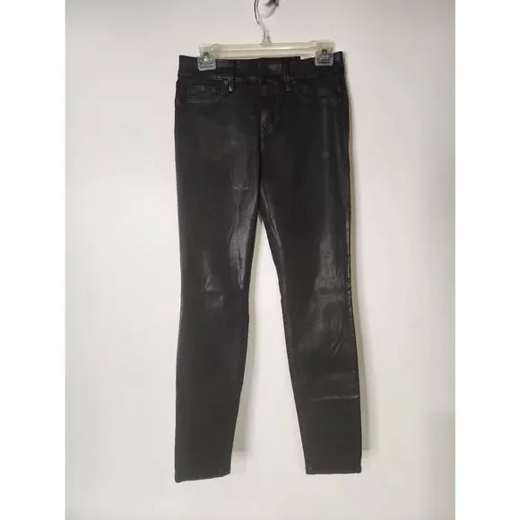 Level 99 Women Forever Black Denim Pants High Rise Skinny Jeans size 28/6 - Picture 4 of 10